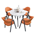 A brief discussion on table and chair combination coffee shop milk tea shop round table office casual small apartment dining table scandinavianfor home