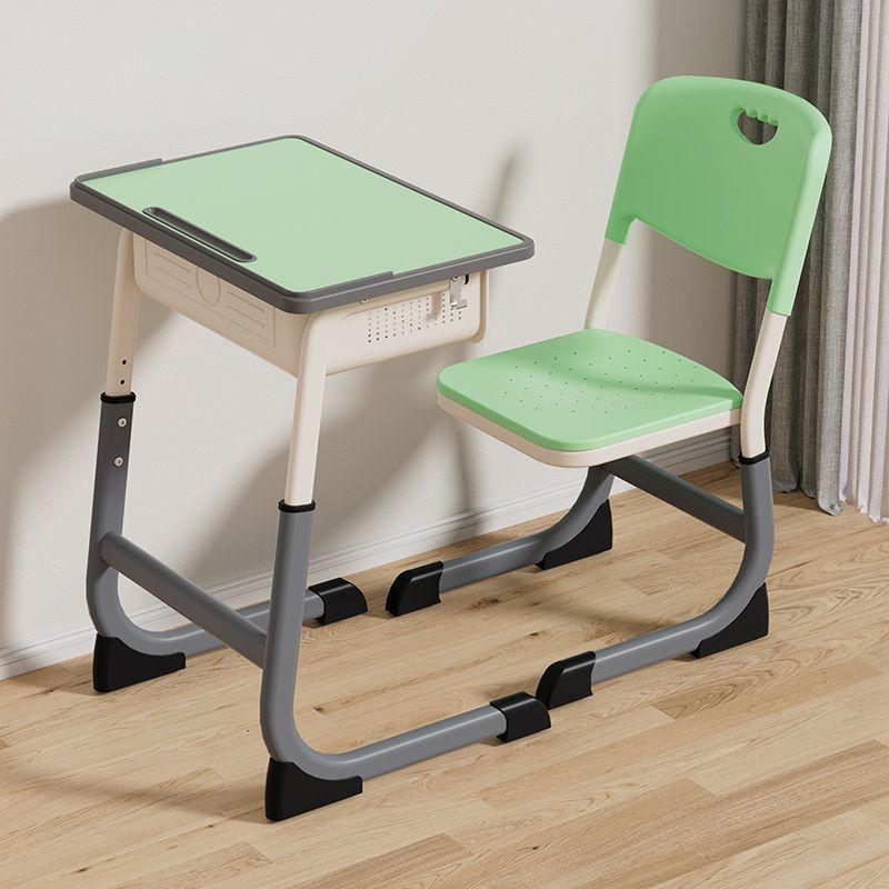 Adjustable height, thickened children's study desk - ideal for elementary and middle school tutoring classes, writing, and school use