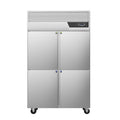 Four-door refrigerator, commercial refrigeration and freezing kitchen fresh-keeping cabinet, six-door freezer, stainless steel freezer, vertical large capacity