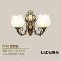 European style led wall lamp - bedroom bedside sconce - wall sconce - kids' room light - american retro ambient lighting fixture