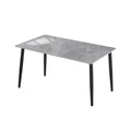 Black frame - glossy italian grey straight edge