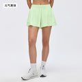 Summer quick-dry high-waisted workout shorts for women - lined, anti-exposure, lightweight, breathable yoga & fitness shorts d26011