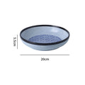 8inch deep dish - water ripple