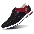 Men's youth korean style british fashion trendy men's shoes business shoes slip-on casual canvas shoes wholesale dropshipping