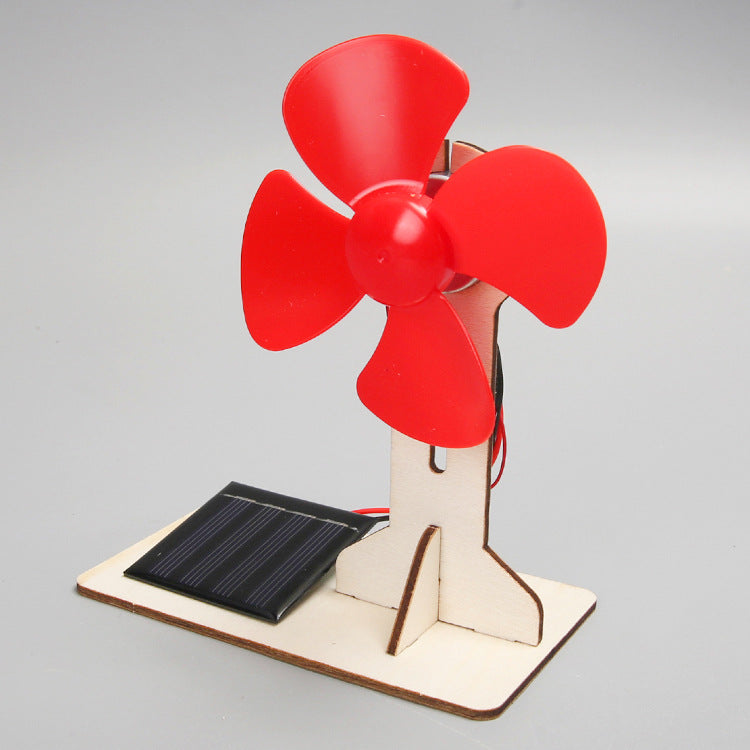 Solar fan technology small production stem material bag children's toys gifts elementary school students handmade experimental teaching materials