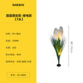 Outdoor solar reed lights - waterproof landscape decorative lighting for garden, lawn, and yard illumination projects