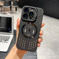 Summer ice-cooling magnetic case for apple iphone 17, compatible with iphone 16 pro, iphone 11, european and american style, with lens protection stand