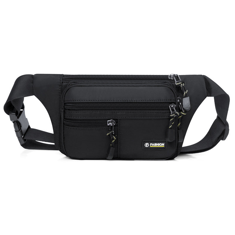 Fashion new fanny pack Men's multi-functional backpack Going out for travel Cycling sports chest bag Multi-layer shoulder messenger bag