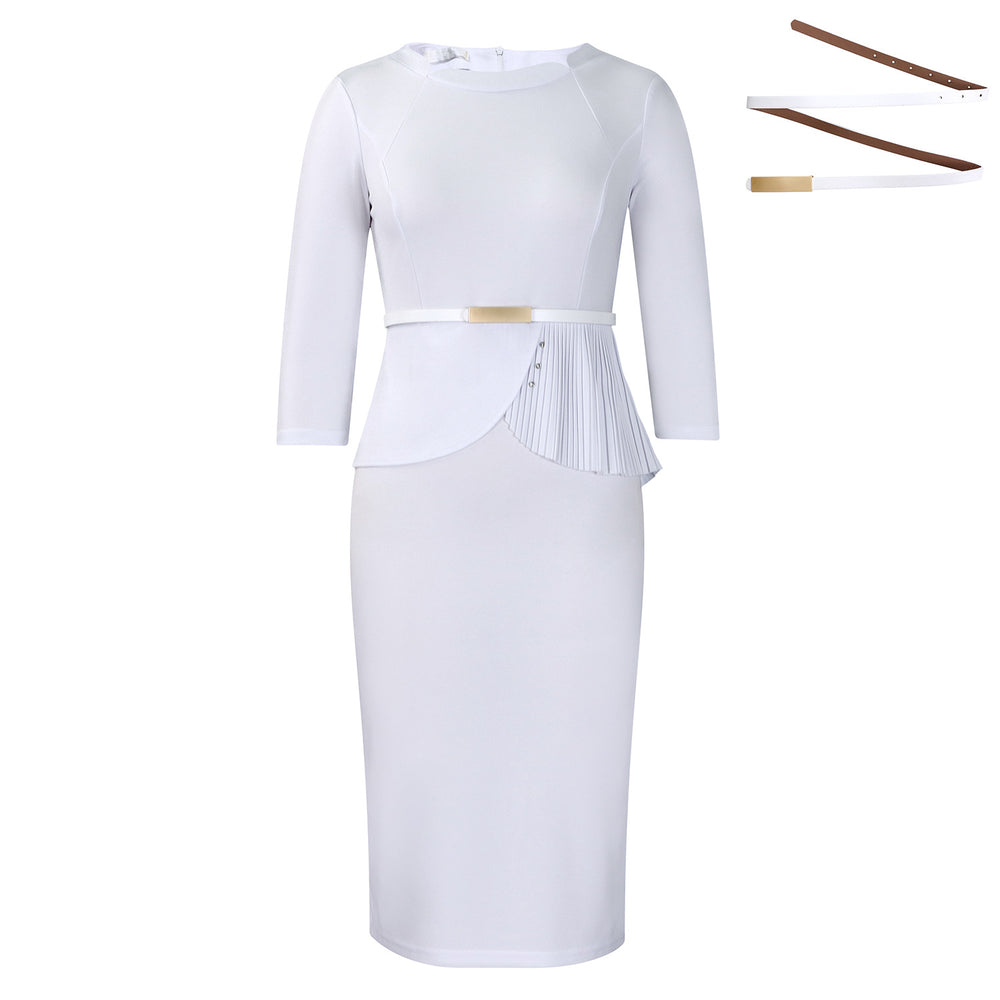 D3312  foreign trade women's new fashion ol slim-fit elegant bodycon african dress