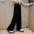 Girls' wide-leg pants - spring/autumn collection - mid-to-large size - long pants - spring collection for older girls - kids' casual pants - children's sweatpants