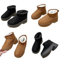 Exportthick sole short snow boots for women new arrivalheight-increasing cotton shoes winterpetitesheattech short boots for women wholesale