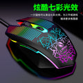 Limai v6 wired mouse - usb, rgb backlit, gaming & esports computer mouse peripheral, rgc gaming mouse - universal compatibility