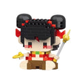 Compatible with lego building blocks nezha ao bing series kids educational toys assemble micro capsules cartoon doll small gift