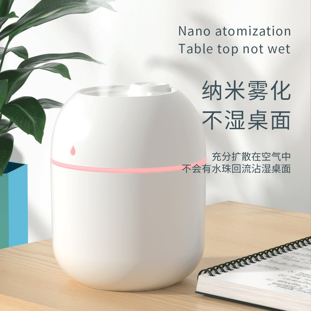 Water drop humidifier minifor home desktop small car dormitory bedroom atmosphere light silent hydration humidifier
