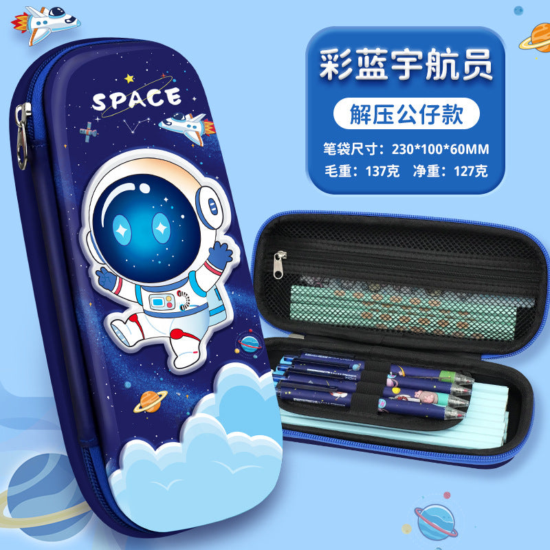 Kapibara ins wind niche pencil bag large capacity dirt-resistant primary school students high-value stationery box  stationery bag