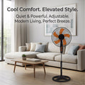 Source factory new arrival floor fan wholesale energy-saving fan household electric fan shaking head silent fan export order