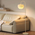 Bent tube popular feather floor lamp nordic ins bedroom light luxury princess live broadcast atmosphere lamp floor lamp