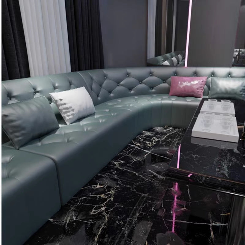 High-end KTV sofa party room bar sofa booth dance hall club box family ktv coffee table
