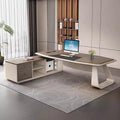 Customizable executive desk, boss desk, minimalist modern executive office desk, office desk and chair set, manager's desk