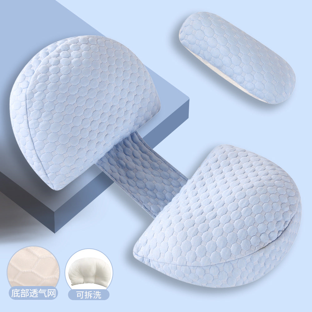 Pregnancy pillow - multi-functional support for side sleepers: u-shaped pillow for back, waist, and belly support - perfect for relaxation and comfort