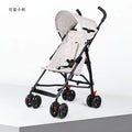 Foldable baby stroller - convertible seat, portable pram, umbrella stroller, one-click fold, travel-friendly