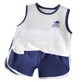 Kids' eucosy cool & comfortable tank top set - summer lightweight sleeveless shorts for boys & girls - baby sleepwear