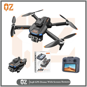 S158 drone: gps return-to-home, large screen remote control, hd aerial photography, obstacle avoidance, long-endurance remote control aircraft