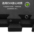 Export amazon japan black cross pattern 60*60eva foam splicing taekwondo floor mat shock absorption and sound insulation