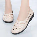 Soft leather soft bottom ladieswear shoes flatsabrasion resistantwaterproofbows work shoes wechat group purchase live broadcast one piece dropshipping