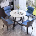 Round table for home negotiation small apartment table and chair modern dining table casualaccessible luxury reception casual round dining table and chair combination