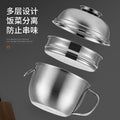 304 stainless steel lunch box instant noodle cup lunch box thickened student rice bowl canteen rice tank thermal insulation lunch box