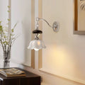 French medieval style wall lamp retro south sea style bedroom bedside wall lamp modern cream living room ceramic starlight wall lamp