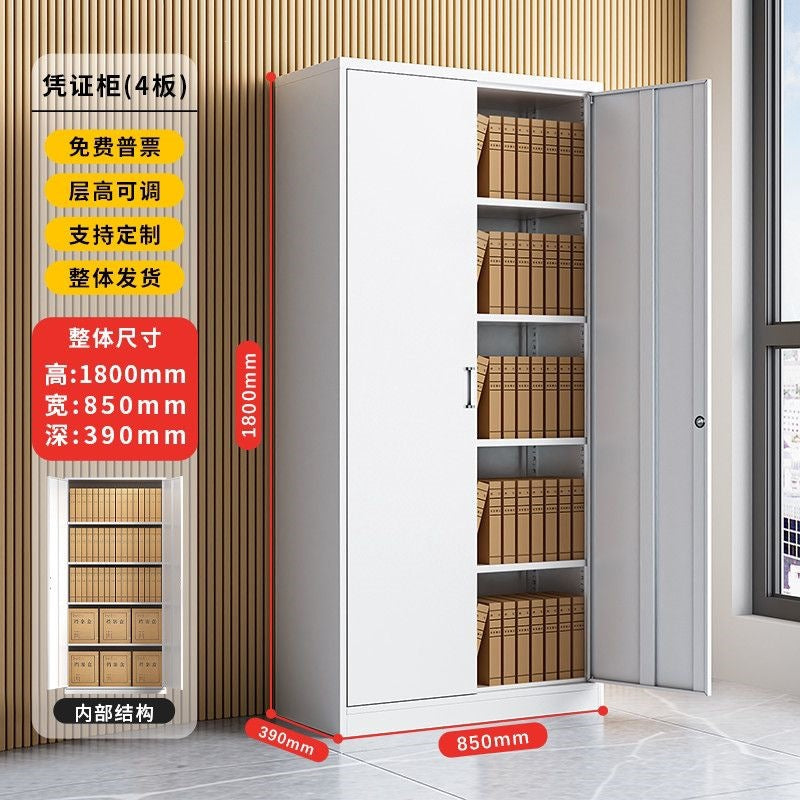 Steel file cabinet office file financial voucher storage cabinet iron locker drawer storage cabinet
