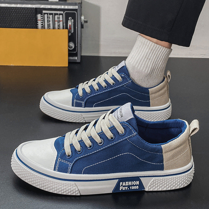 Trendy sneakers: 2026 spring new arrivals - soft sole, breathable, casual sports skate shoes. anti-slip, wear-resistant, versatile bestseller canvas shoes for men