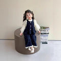 Girls' spring/autumn outfit set -  new stylish korean style three-piece luxury set for baby girls - autumn children's clothing
