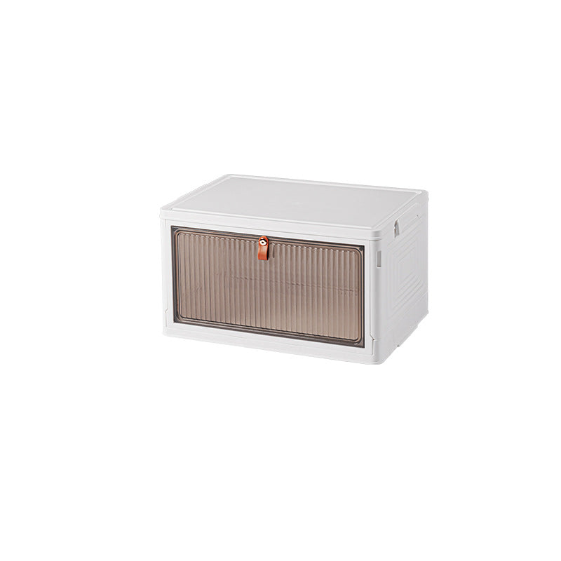 Storage box Household foldable clothes storage cabinet with wheels Sundries storage box Plastic toy sorting box Storage box