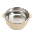 304 stainless steel kids food bowl baby non-slip suction cup bowl oem personalized baby anti-scald food bowl