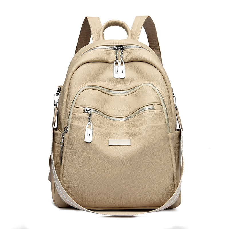 New three-purpose bag large-capacity  women's backpack large-capacity messenger bag retro backpack women's fashion