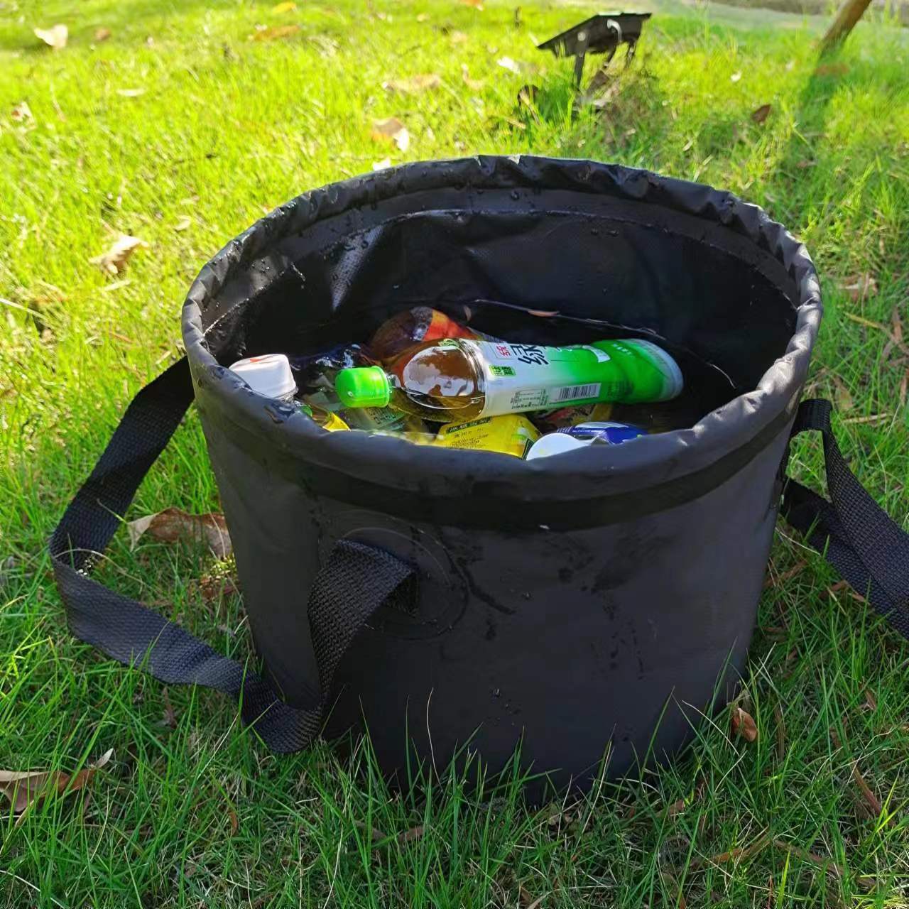 Outdoor Multifunctional Folding Bucket Car Travel Storage Bucket Camping Fishing Bucket Laundry Bag Thickened Foot Soaking Bucket