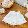 Girls' summer new korean style pink plaid shorts set - stylish and trendy baby girl outfit, kids' clothing, fashionable children's wear