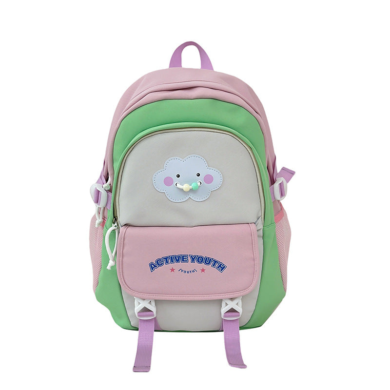 Backpack Simple large-capacity backpack Japanese junior high school student schoolbag High value backpack Travel backpack