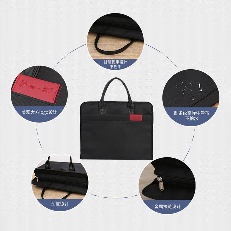 Pilot 2112 Briefcase Men's Business Oxford Cloth Laptop File Computer One Shoulder Slant Casual Meeting Bag Lightweight