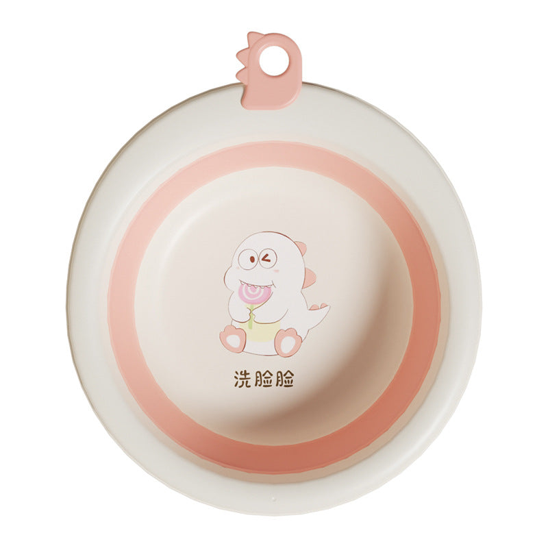 Foldable baby wash basin - portable, hangable, and perfect for washing newborns' faces and butts