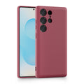 Suitable for three sam star built-in card slot all-inclusive mobile phone case san star s25ultra liquid tpu pure color mobile phone case