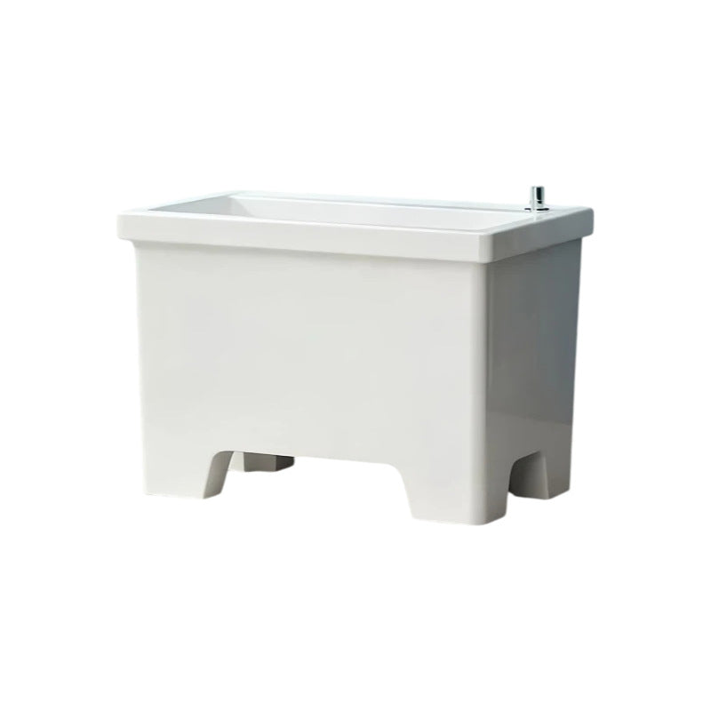 Tall ceramic balcony mop pool mop pool new arrivalfor home bathroom four-legged rectangular mop pool mop basin