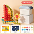 Kids snowflake thickened large building block assemble toys girls boys kindergarten baby educational puzzle inserts