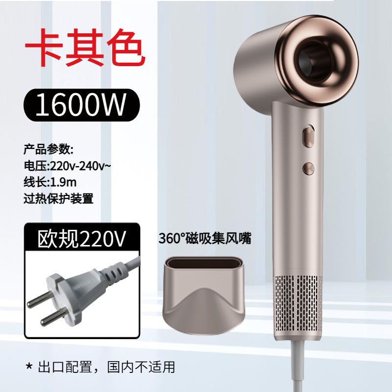 hair dryer high-speed household negative ion hair care hair dryer high power quick-drying leafless hair damage wholesale