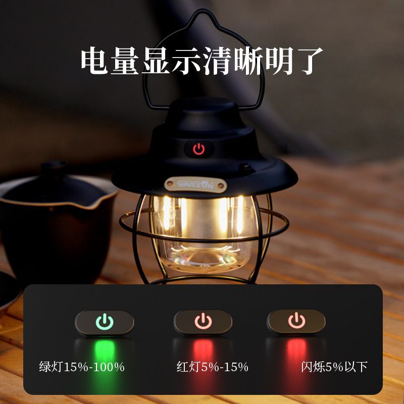 Walson Stellar Camping Lights Outdoor Rechargeable Vintage Outdoor Lighting Ambient Lights Ambient Lights Camp Camping Lights