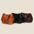 wholesale women's bags 2026: fashionable, minimalist, casual tote bags, large capacity soft leather shoulder bags, new mom bags