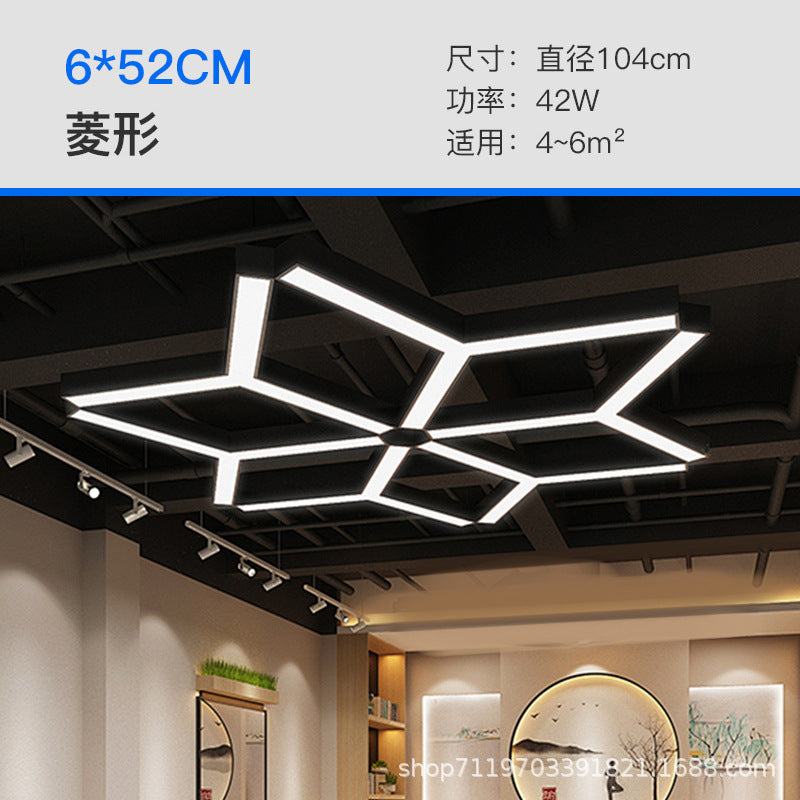 Y-shaped chandelier creative special-shaped office gym e-sports room supermarket playground video game city commercial modeling light